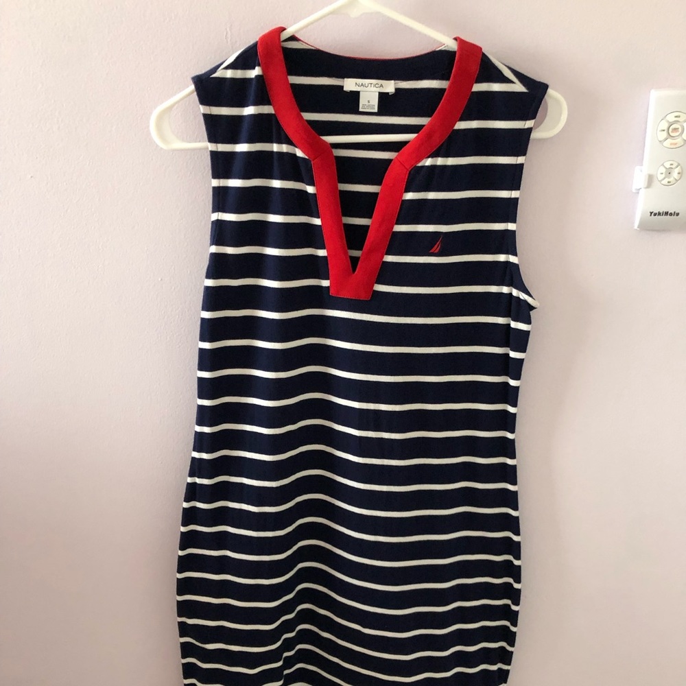 Nautica blue mini dress sz small